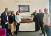 A delegation from the Port and destination meets the cruise lines from the UK